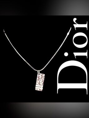 Dior Trotter Pink necklace with COA